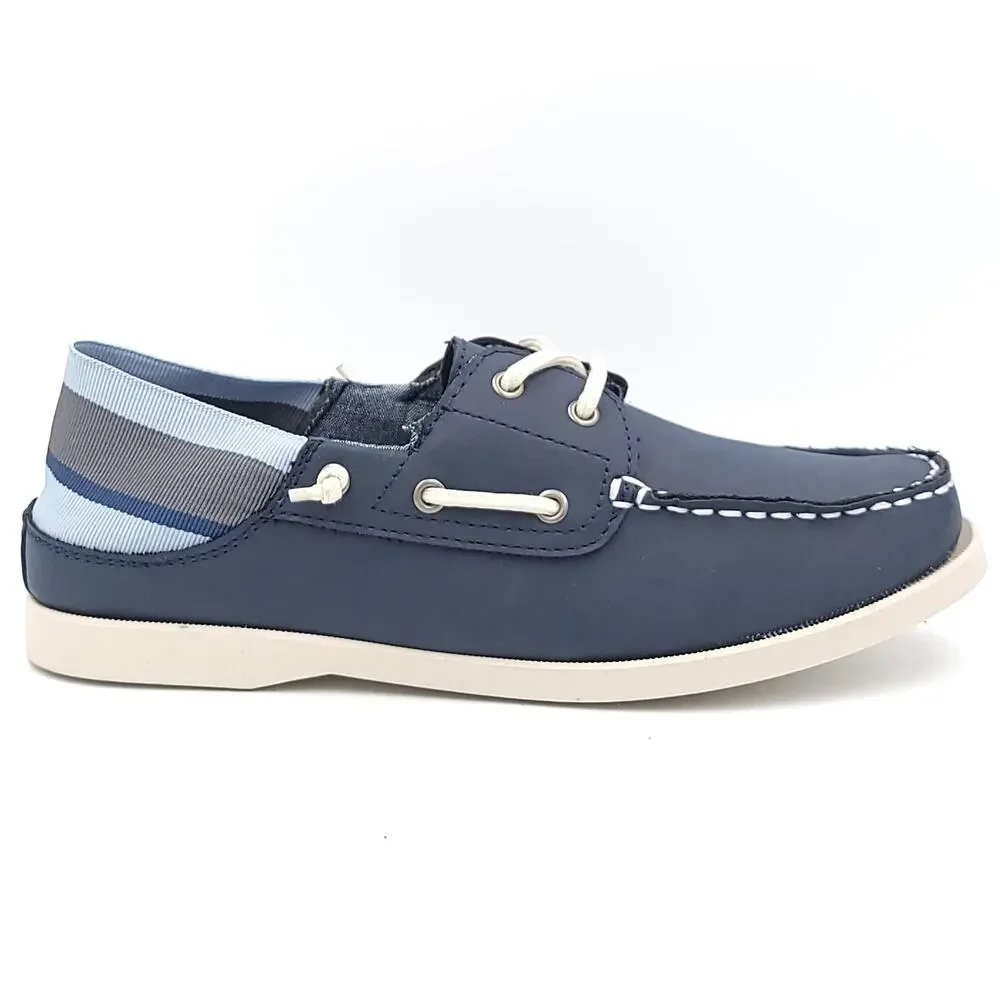 Weatherproof Vintage Men Convertible Boat Shoes Bobby US 8M Navy Blue